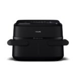 Philips NA150/00 Airfryer Serie 1000 Friggitrice ad Aria Doppio Cestello 7.1 Litri 2450W Nero - immagine 2