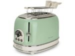 Ariete 155 Vintage Tostapane Elettrico con Pinze a 2 Fessure 800W Verde Pastello