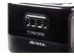 Ariete Toastime Tostapane Elettrico con Pinze a 2 Fessure 700W 9 Livelli di Doratura Nero - immagine 2