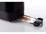 Ariete Toastime Tostapane Elettrico con Pinze a 2 Fessure 700W 9 Livelli di Doratura Nero - immagine 6