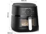 Philips NA231/00 Airfryer Serie 2000 Friggitrice ad Aria con Finestra 6.2 Litri 1700W Nero - immagine 4