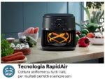 Philips NA231/00 Airfryer Serie 2000 Friggitrice ad Aria con Finestra 6.2 Litri 1700W Nero - immagine 6