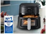 Philips NA231/00 Airfryer Serie 2000 Friggitrice ad Aria con Finestra 6.2 Litri 1700W Nero - immagine 11