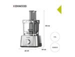 Kenwood FDP65.590SI MultiPro Express Robot da Cucina Compatto 1000W Ciotola 3 Litri Silver - immagine 7