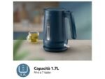 Philips HD9411/70 Serie 3000 Bollitore Elettrico Wireless 2200W 1.7 Litri Blu - immagine 4