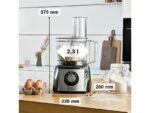 Bosch MCM3501M MultiTalent 3 Robot da Cucina Multifunzione 800W Ciotola 2.3 Litri Nero e Inox - immagine 6