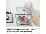 Bosch MCM3501M MultiTalent 3 Robot da Cucina Multifunzione 800W Ciotola 2.3 Litri Nero e Inox - immagine 8