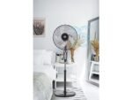 OK OSF 405026 B Ventilatore a Piantana con Telecomando 45W 5 Pale Nero e Grigio - immagine 13
