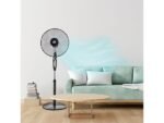 OK OSF 405026 B Ventilatore a Piantana con Telecomando 45W 5 Pale Nero e Grigio - immagine 18