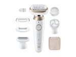 Braun Silk-épil 9 Flex SES9-060 Epilatore Elettrico Wet e Dry con Testina Flessibile Oro - immagine 5