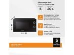 Samsung MS20A3010AL/ET Forno a Microonde Libera Installazione Inverter 700W 20 Litri Nero - immagine 6