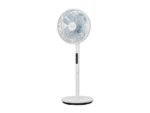 Midea MFS302RDDW Ventilatore a Piantana Ultra Silenzioso a 8 Pale con Telecomando 30W Bianco e Azzurro - immagine 8