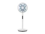 Midea MFS302RDDW Ventilatore a Piantana Ultra Silenzioso a 8 Pale con Telecomando 30W Bianco e Azzurro - immagine 7