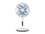 Midea MFS302RDDW Ventilatore a Piantana Ultra Silenzioso a 8 Pale con Telecomando 30W Bianco e Azzurro - immagine 9