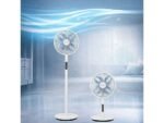 Midea MFS302RDDW Ventilatore a Piantana Ultra Silenzioso a 8 Pale con Telecomando 30W Bianco e Azzurro - immagine 15