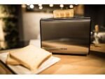 Koenic KTO 120 Tostapane Elettrico a 2 Fessure 870W con Scaldapanini Nero e Acciaio - immagine 8