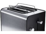 Koenic KTO 120 Tostapane Elettrico a 2 Fessure 870W con Scaldapanini Nero e Acciaio - immagine 2