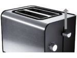 Koenic KTO 120 Tostapane Elettrico a 2 Fessure 870W con Scaldapanini Nero e Acciaio - immagine 6
