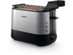 Philips HD2639/90 Viva Collection Tostapane Elettrico a 2 Fessure Ampie 730W Nero e Silver