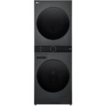 LG WashTower WT1210BBF 12/10 Kg Classe A AI DD Wi-Fi con Pompa di Calore Platinum Black - immagine 2