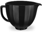 KitchenAid 5KSM2CB5PBS Ciotola in Ceramica Rinforzata Titanio 4.7L per Planetarie Nero
