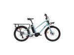 Nilox C2 Cargo Mid Bicicletta Elettrica 250W Bafang 80Nm 36V 13Ah Ruote 24'' Azzurro