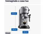 DE'LONGHI Dedica Style EC685.M Macchina Caffè Manuale Espresso 1.1L 1350W Argento - immagine 6