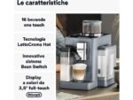 DE'LONGHI Rivelia EXAM440.55.G Macchina Caffè Automatica 1.4L 19 Bar Touch Grigio - immagine 2