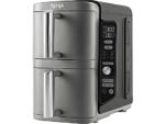 Ninja Friggitrice ad Aria Double Stack XL SL400EU - 2 Cestelli Verticali 9.5 L, 2470W, Grigio