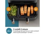Philips Friggitrice ad Aria Serie 3000 NA352/00 - Doppio Cestello 9 L, 2750W, Nero/Oro - immagine 3