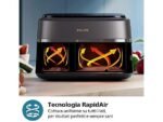 Philips Friggitrice ad Aria Serie 3000 NA352/00 - Doppio Cestello 9 L, 2750W, Nero/Oro - immagine 4