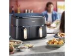 Philips Friggitrice ad Aria Serie 3000 NA352/00 - Doppio Cestello 9 L, 2750W, Nero/Oro - immagine 11