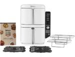 Ninja Friggitrice ad Aria Double Stack XL SL400EUWH - 2 Cestelli Verticali 9.5 L, 2470W, Bianco - immagine 5