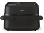 Philips Friggitrice ad Aria Serie 1000 NA150/00 - Doppio Cestello 7.1 L, RapidAir, 2450W, Nero - immagine 2