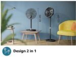 Philips Serie 3000 CX3550/01 Ventilatore a Piantana Silenzioso Smart WiFi 50W Nero - immagine 7