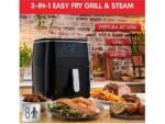 MOULINEX EasyFryGrill&Steam AL2018 Friggitrice ad Aria 6.9L 1700W Cottura a Vapore Nero - immagine 2