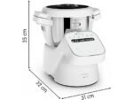 Moulinex Companion HF8401 Robot da Cucina Multifunzione con Cottura 1550W 1.4L Bianco - immagine 11