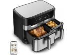 MOULINEX Dual Easy Fry XXL EZ942D Friggitrice ad Aria 11L 2700W Doppia Zona Acciaio Inox - immagine 5