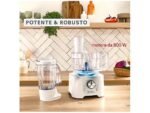Moulinex DoubleForce Compact FP5441 Robot da Cucina 800W 2.2L Bianco - immagine 3