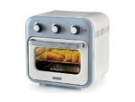 Ariete Friggitrice ad Aria Vintage 4632/05 - Forno Friggitrice 16 L, Doppio Vetro, 1400W, Celeste