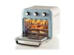 Ariete Friggitrice ad Aria Vintage 4632/05 - Forno Friggitrice 16 L, Doppio Vetro, 1400W, Celeste - immagine 3