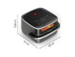 MOULINEX EasyFry XL Surface AL402H Friggitrice ad Aria 4L 2200W Luce Interna Grigio Carbone - immagine 8