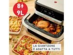 MOULINEX Dual Easy Fry Flex EZ922D Friggitrice ad Aria 9L 2700W Modalità Sync Acciaio Inox - immagine 5