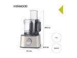 Kenwood MultiPro Compact FDM304SS Robot da Cucina 800W 2.1L Silver - immagine 5