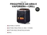 Ariete Friggitrice ad Aria Air Fryer Steam Grill 4636 - Cestello con Finestra 7 L, Vapore, 1700W, Nero - immagine 5