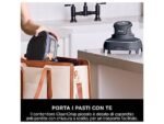 Ninja Friggitrice ad Aria Portatile Crispi 4-in-1 FN101EUGY - Contenitori in Vetro 3.8 L, 1700W, Blu - immagine 4