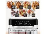 MOULINEX Dual Easy Fry XXL EZ942D Friggitrice ad Aria 11L 2700W Doppia Zona Acciaio Inox - immagine 2