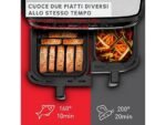 MOULINEX Dual Easy Fry XXL EZ942D Friggitrice ad Aria 11L 2700W Doppia Zona Acciaio Inox - immagine 3