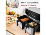 MOULINEX Dual Easy Fry XXL EZ942D Friggitrice ad Aria 11L 2700W Doppia Zona Acciaio Inox - immagine 4