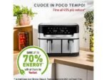 MOULINEX Dual Easy Fry XXL EZ942D Friggitrice ad Aria 11L 2700W Doppia Zona Acciaio Inox - immagine 6